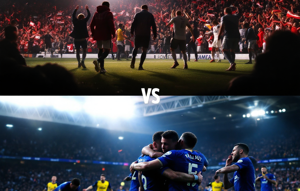 충격! 토트넘 4연패, 레스터 2-1 역전승으로 강등권 탈출 희망