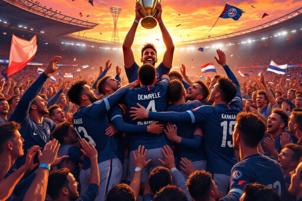 PSG, 뎀벨레의 극장골로 트로페 데 샹피옹 13번째 우승! 이강인 활약은?