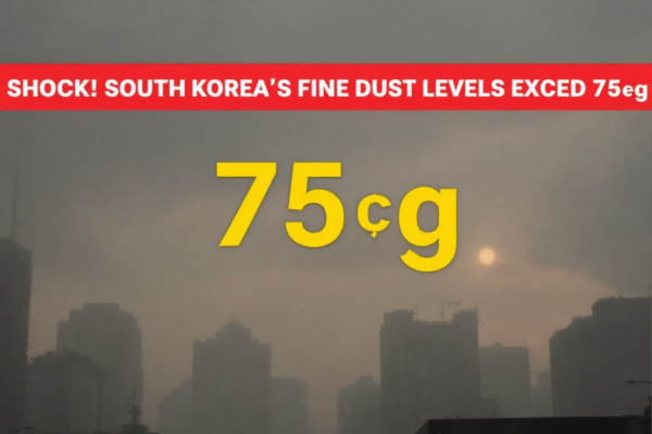 충격! 한국 미세먼지 농도 75㎍ 초과, 대응 방안은?