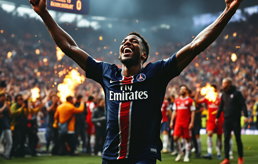 PSG, 뎀벨레 해트트릭으로 16강 확정! 슈투트가르트는 탈락의 쓴맛