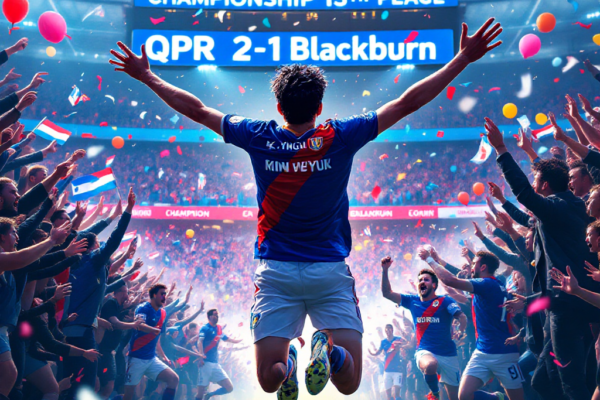 QPR, 양민혁 활약 속 블랙번에 2-1 역전승! 챔피언십 13위 도약