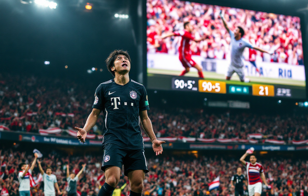 유럽축구 깜짝쇼: 김민재 실수, 데이비스 극장골로 살아난 바이에른!