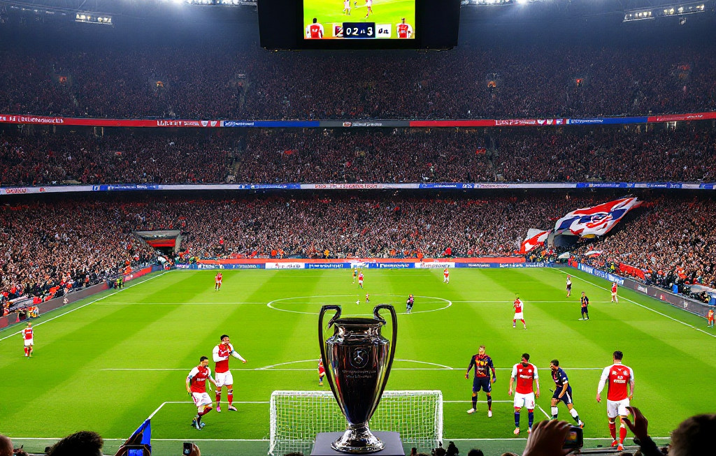 아스널, PSV 2-2 무승부에도 9-3 합산 스코어로 UCL 8강 진출
