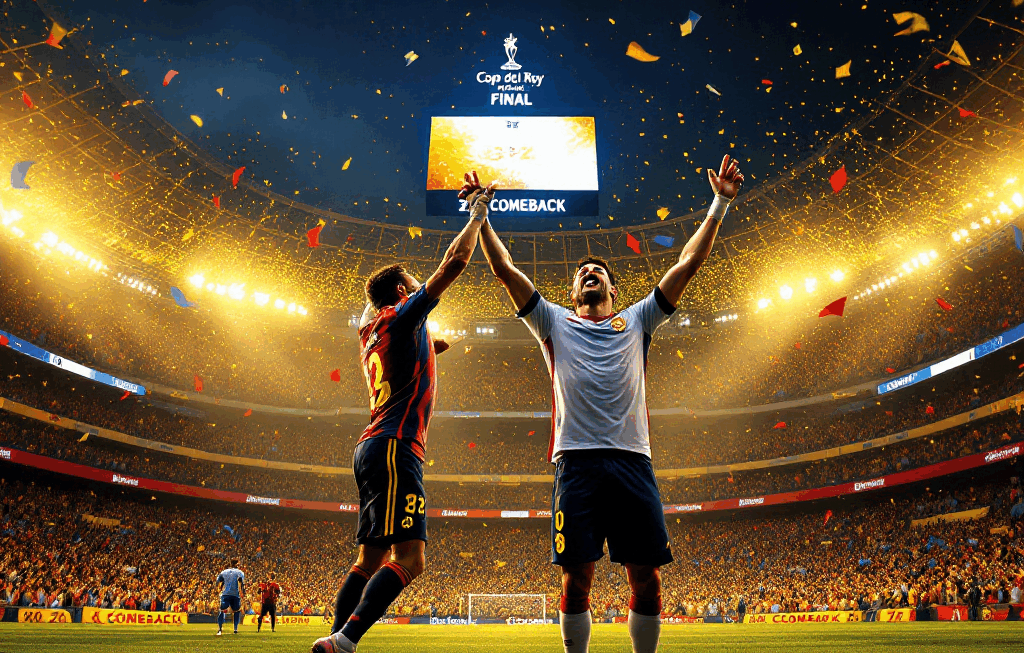 Dramatic Victory for Barcelona! Copa del Rey Final Comeback 3-2 and Quest for the Treble