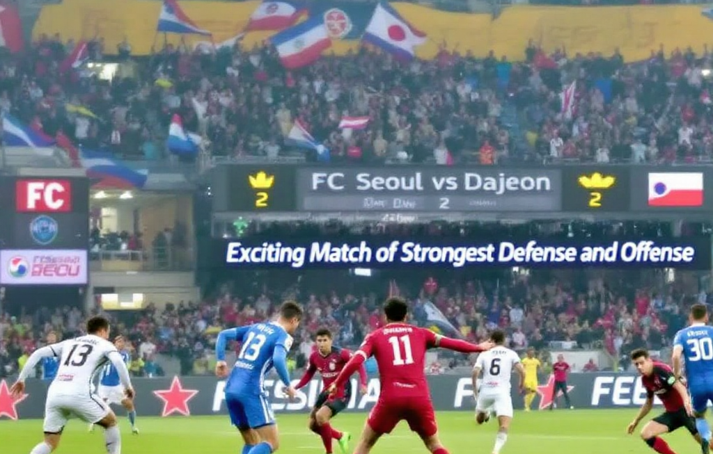 FC 서울 vs 대전 2-2 무승부: 최강 수비팀과 최강 공격팀의 흥미진진한 대결