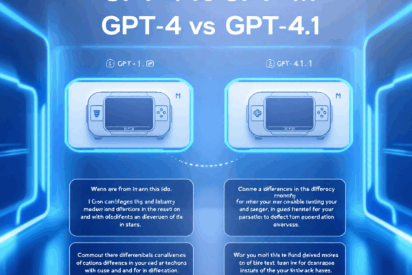 GPT-4o vs GPT-4.1 차이점 6가지로 쉽게 정리!