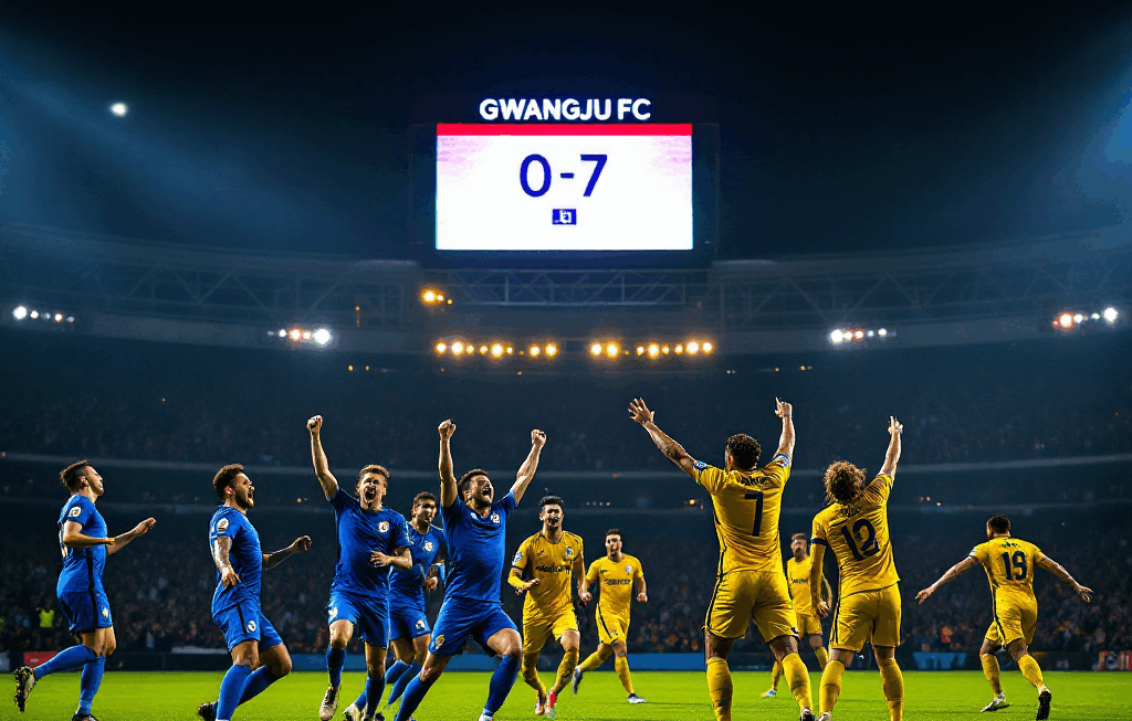 알힐랄에 0-7 참패한 광주FC, 아시아 무대의 벽과 성장의 기회