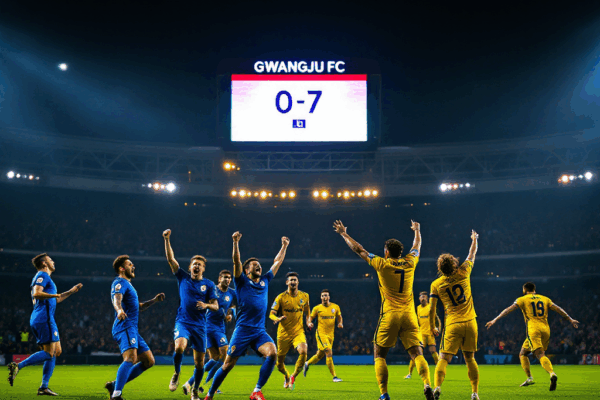 알힐랄에 0-7 참패한 광주FC, 아시아 무대의 벽과 성장의 기회