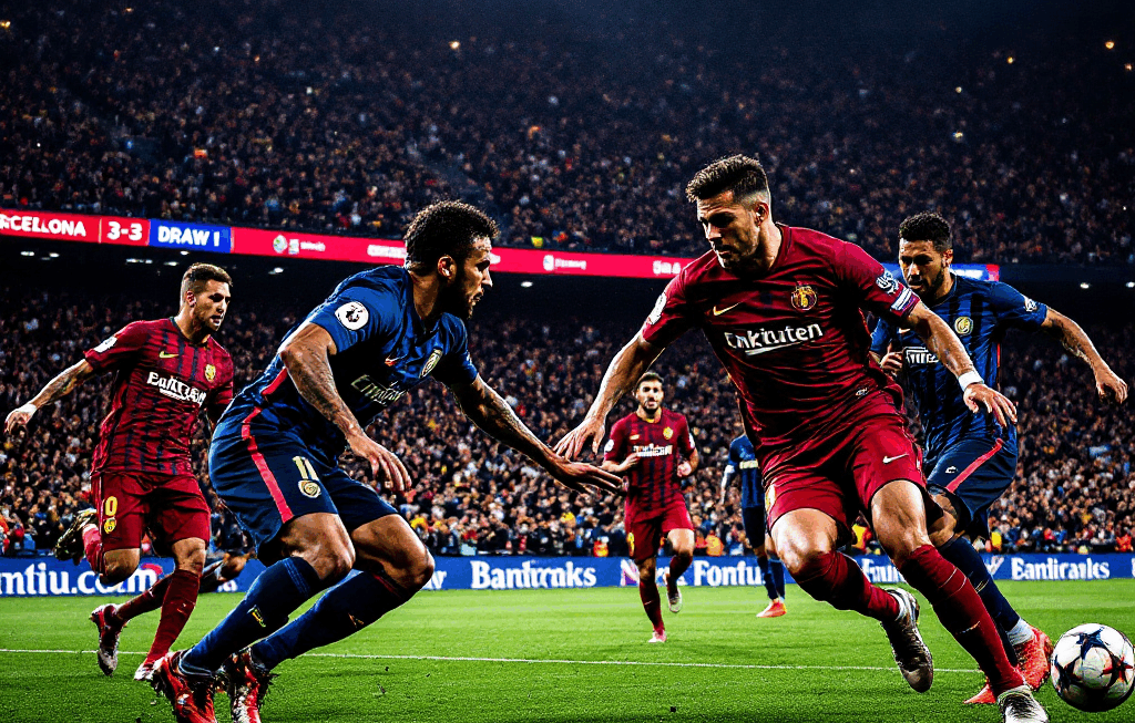 3-3 무승부! 바르셀로나 vs 인테르 밀란의 UCL 준결승 1차전 총정리