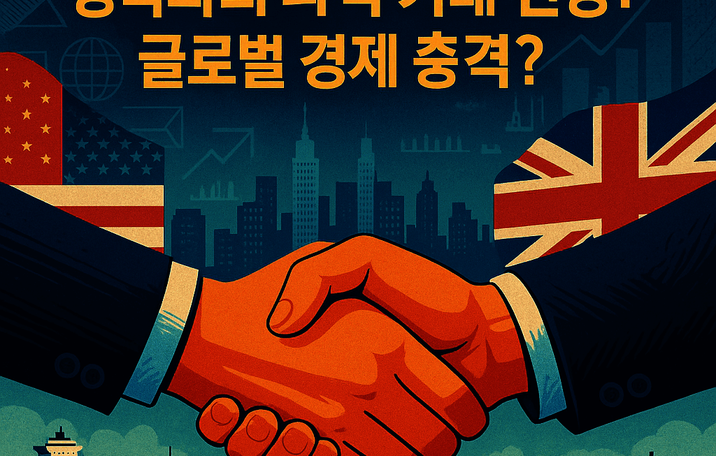 트럼프 첫 무역협정 발표, 영국과의 파격 거래 전망: 글로벌 경제 충격?
