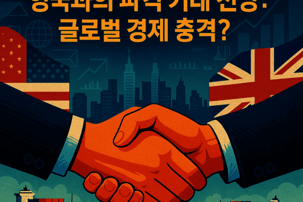 트럼프 첫 무역협정 발표, 영국과의 파격 거래 전망: 글로벌 경제 충격?