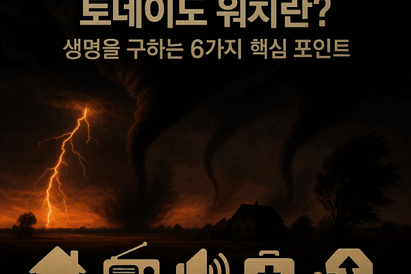 토네이도 워치란? 생명을 구하는 6가지 핵심 포인트 총정리