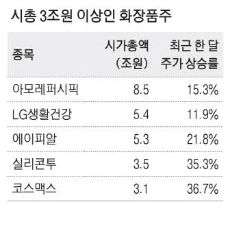 [매일경제] 美·유럽 시장 확대에…K뷰티株 세대교체 눈앞