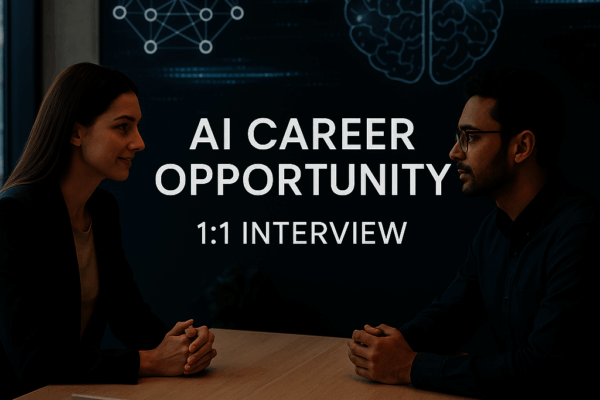 실리콘밸리 AI 전문가와 1:1 인터뷰: 당신의 AI 커리어를 위한 황금 기회