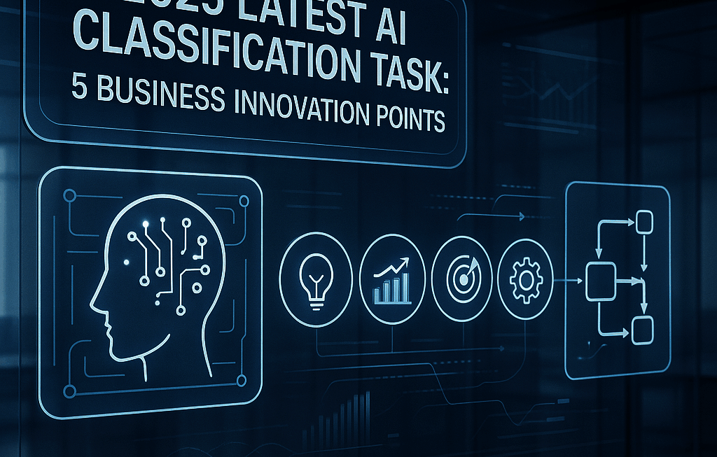 2025년 최신 AI 분류 태스크로 본 자동화 비즈니스 혁신 5가지 핵심 포인트