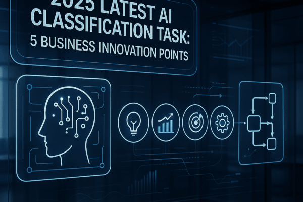 2025년 최신 AI 분류 태스크로 본 자동화 비즈니스 혁신 5가지 핵심 포인트