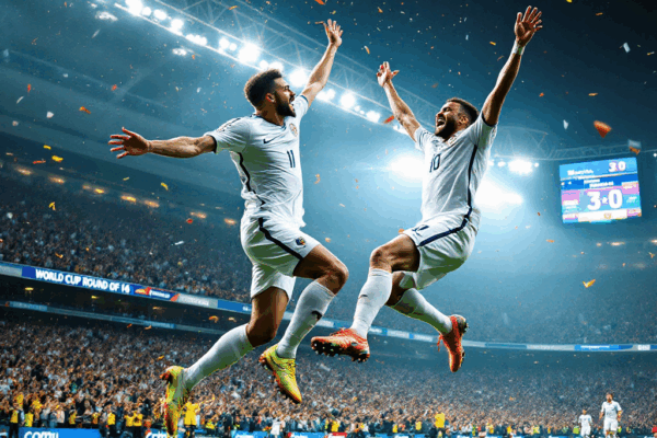 비니시우스-발베르데 콤비 폭발, 레알 마드리드 월드컵 16강 진출! 3-0 완승