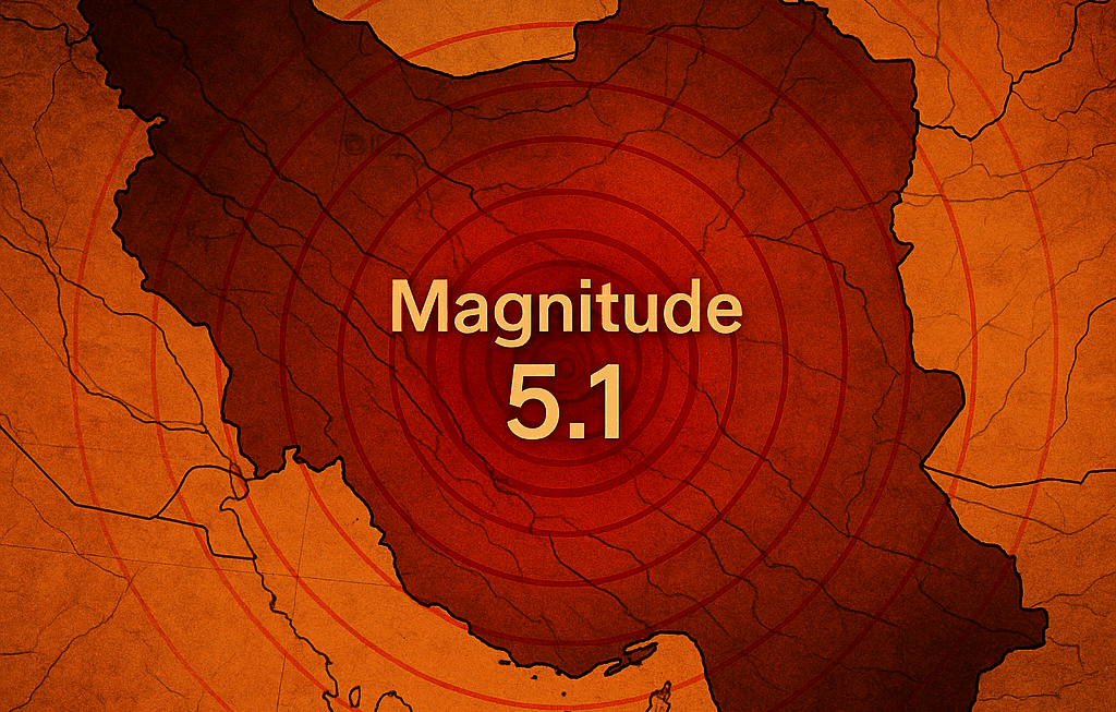 이란 지진의 실체: USGS 데이터로 본 5.1 규모의 충격과 그 여파