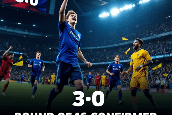 첼시, ES 튀니스에 3-0 완승… 델랍 데뷔골로 16강 진출 확정!