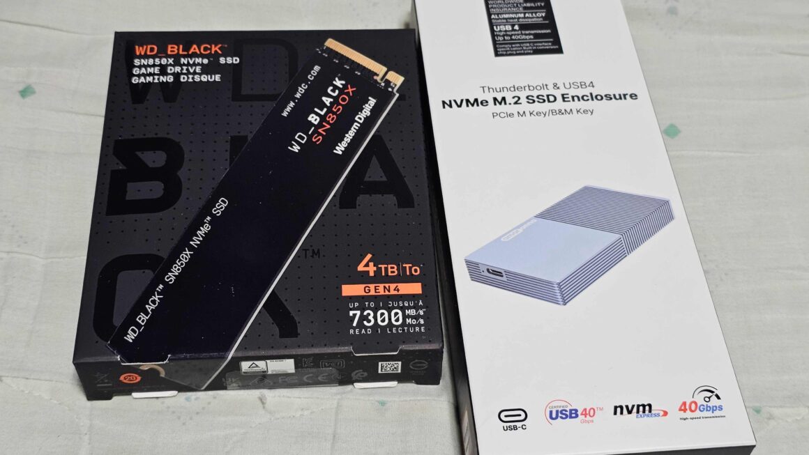 [내돈내산 / 리뷰] 아모란나 Thunderbolt & USB4 NVMe SSD Enclosure 리뷰