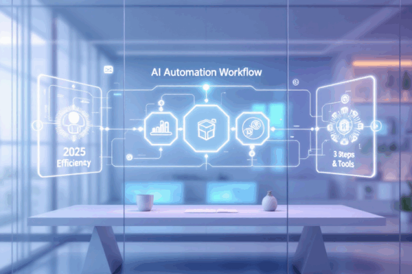 2025년 최신 AI 자동화 워크플로우 3단계와 추천 도구 총정리