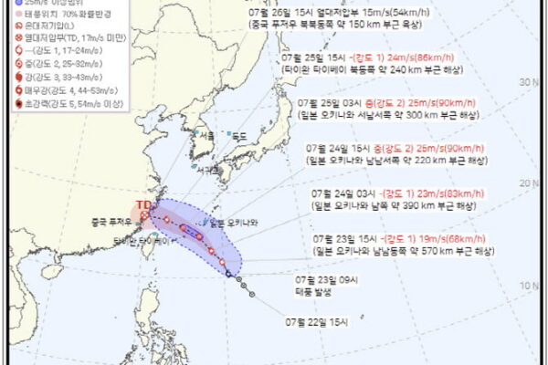 [뉴스] 7호 태풍 프란시스코 북상…한반도 폭염에 가세