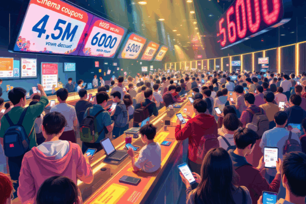 CGV 6천원 할인쿠폰 대란: 450만장 선착순 신청에 사이트 마비까지?