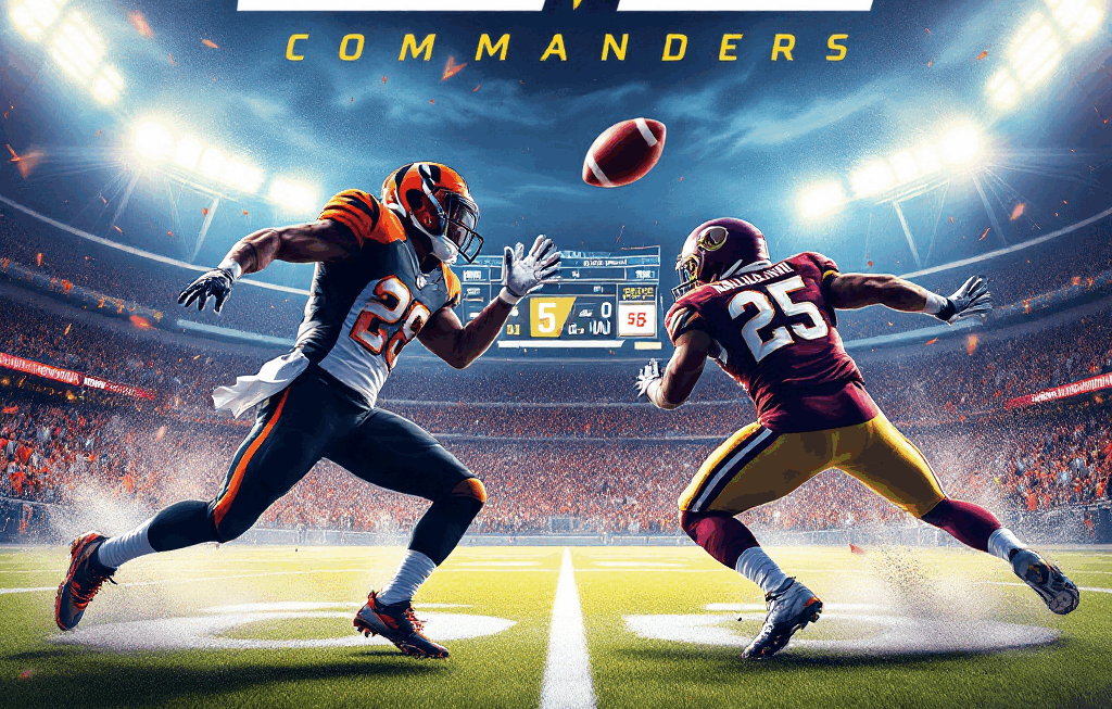 압도적 승리! Bengals vs Commanders 프리시즌 격돌, NFL 2025 관전 포인트
