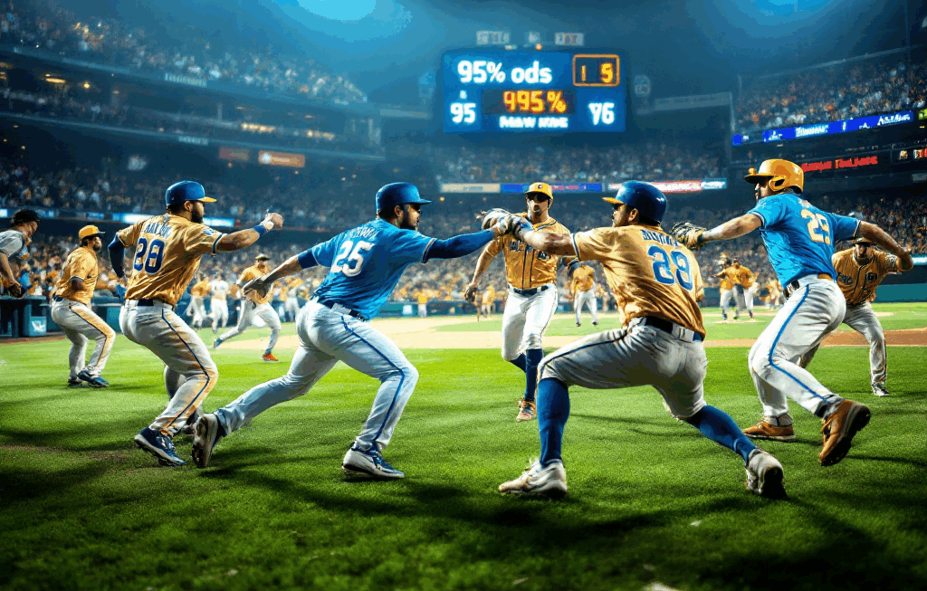 2025 MLB 역전극: 브루어스, 컵스 상대로 95% 우승 확률 달성