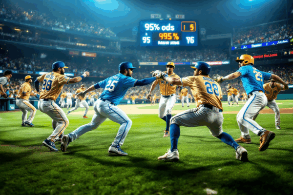 2025 MLB 역전극: 브루어스, 컵스 상대로 95% 우승 확률 달성