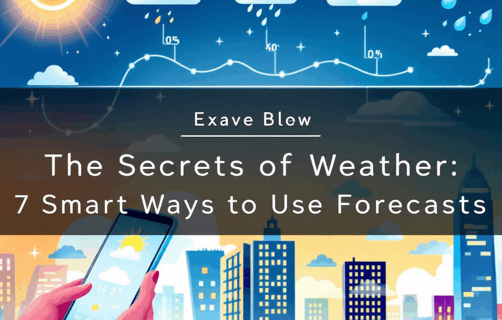 날씨의 비밀: 기상청이 알려주는 7가지 생활 활용법