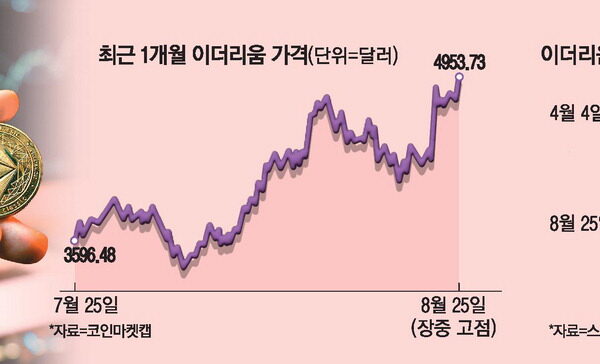 [뉴스] 진격의 이더리움…넷플릭스 시총 넘었다