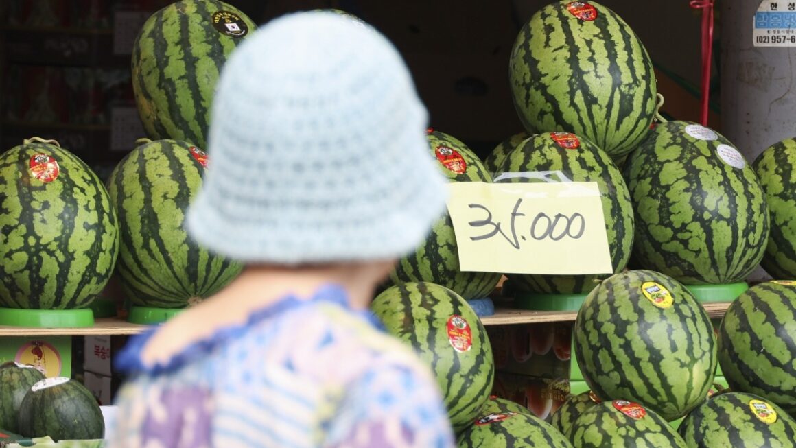[뉴스] 수박·고등어·계란값 왜 이래?…폭염·폭우가 물가 0.3%p 높였다