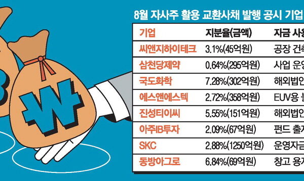 [뉴스] “막차 타자”… 자사주 활용 교환사채 급증