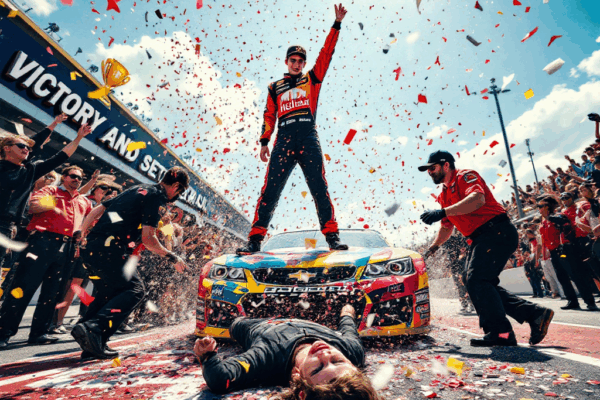 NASCAR 신성 콘너 질리시, 우승 직후 쇄골 골절…Cup 데뷔 무산?