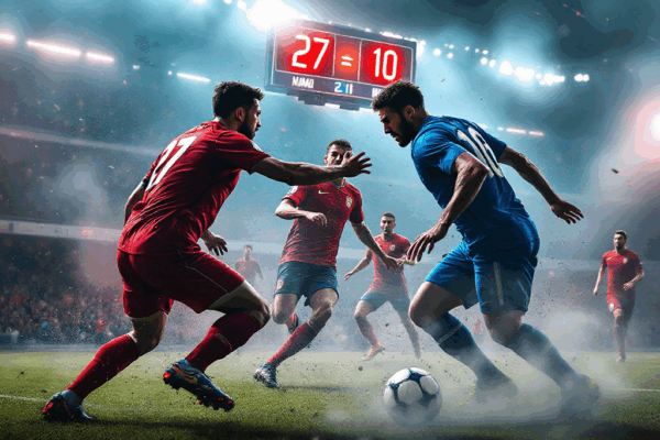 맨유 vs 첼시: 27번의 반칙, 10대10 혈전 속 2-1 승리의 드라마