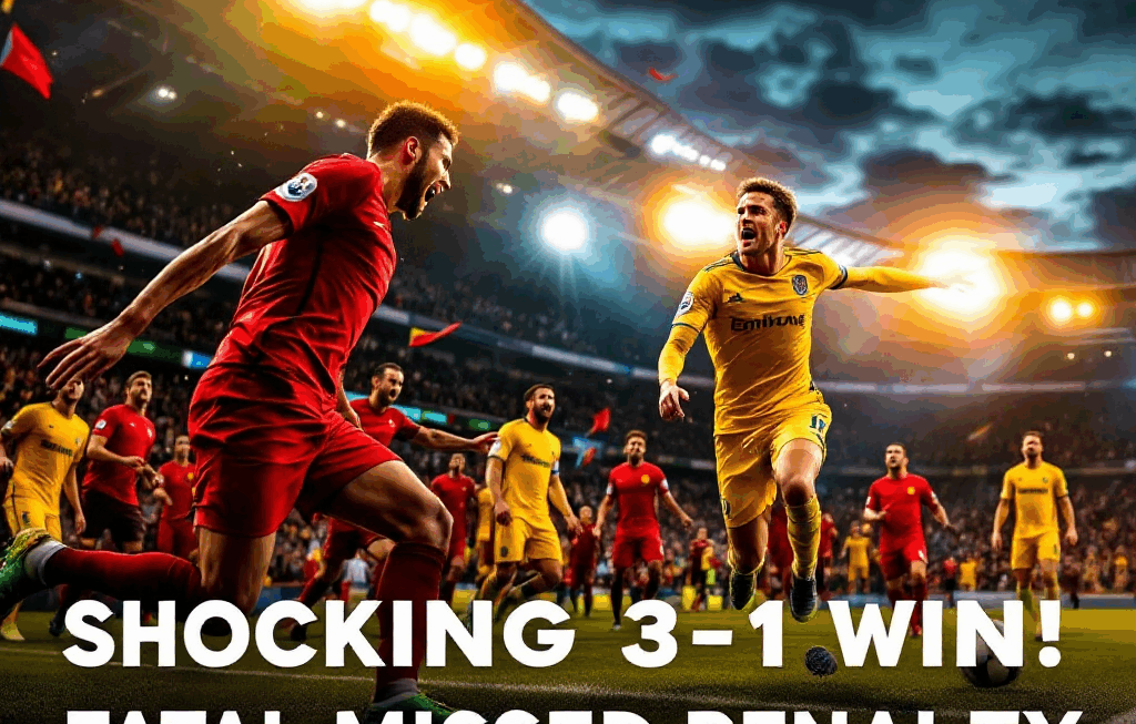 충격적 3-1 승! 브렌트퍼드, 맨유에 치명타 – 페르난데스의 페널티 실축이 변곡점