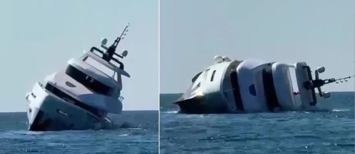 [뉴스] [영상] 14억 호화 요트, 15분 만에 바다 밑으로…첫항해에 침몰 사고