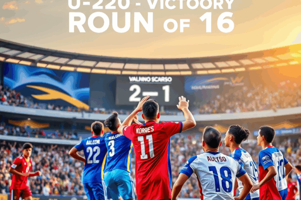 한국 U-20, 파나마 격파 2-1 승! 16강 진출 운명은?