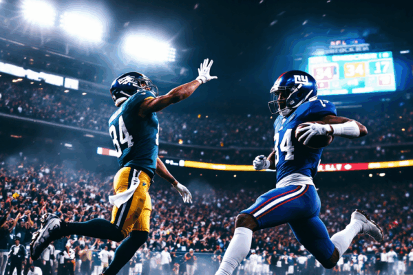 NFL 충격! 자이언츠, 루키 콤비로 이글스에 34-17 대승 – 다트&스캣보의 MNF 신화