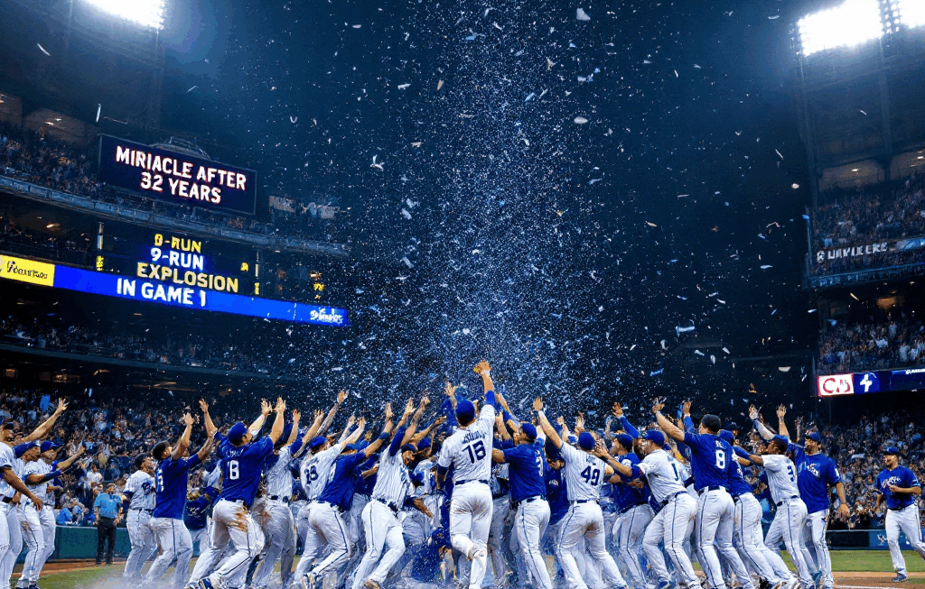 32년 만의 기적, 토론토의 9점 대폭발로 다저스 제압: WS 1차전 분석
