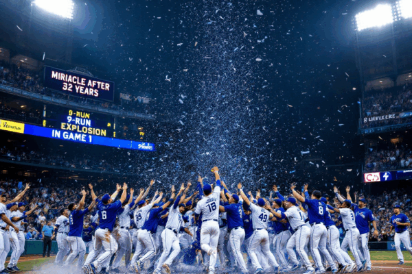 32년 만의 기적, 토론토의 9점 대폭발로 다저스 제압: WS 1차전 분석