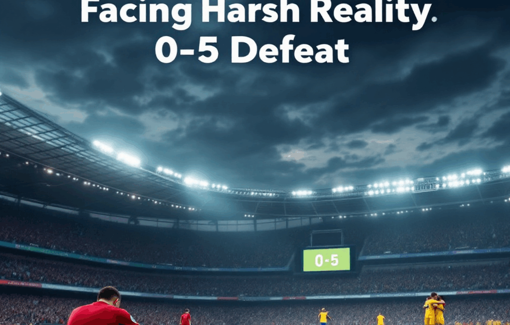 한국 축구의 현실 직시: 브라질에 0-5 충격패, 무엇이 문제였나?