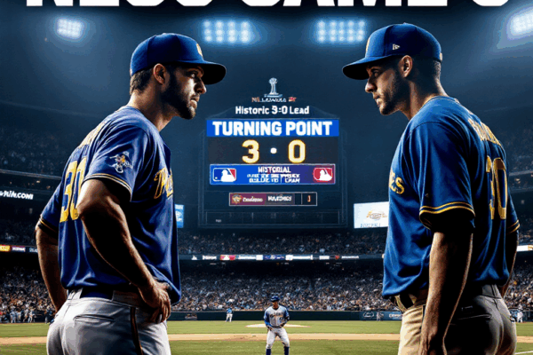 다저스 vs 브루어스: NLCS 3차전, 역사적 3-0 우위의 승부수는?