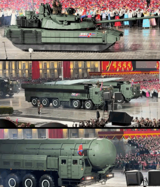 [뉴스] ‘심야 빗속’ 북한 노동당 80주년 열병식, 어떤 신형 무기 공개했나 보니