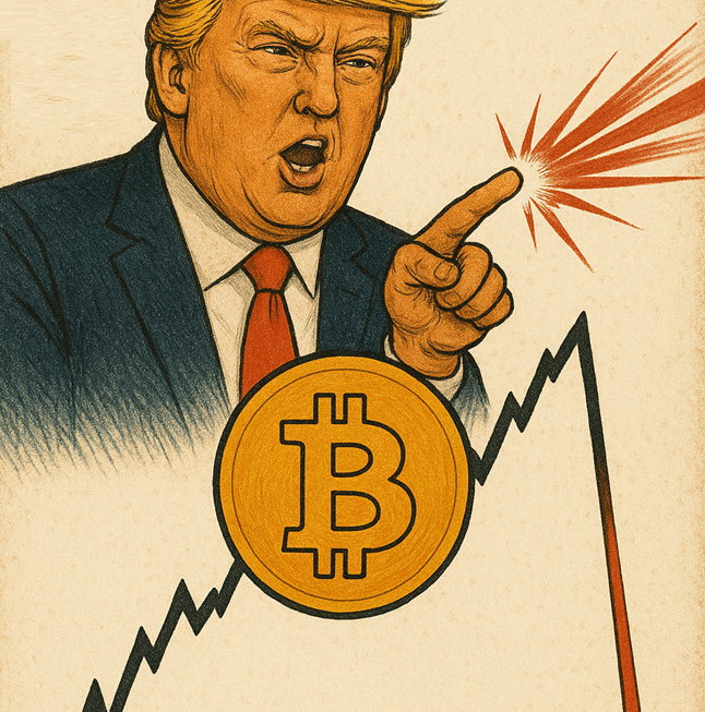 [뉴스] 금 하락에 반등하던 비트코인…트럼프 변덕에 다시 하락 [매일코인]