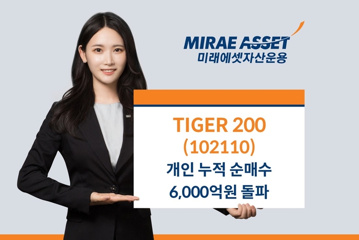 [뉴스] 미래에셋 ‘TIGER 200 ETF’, 올해 개인 누적 순매수 6000억 돌파