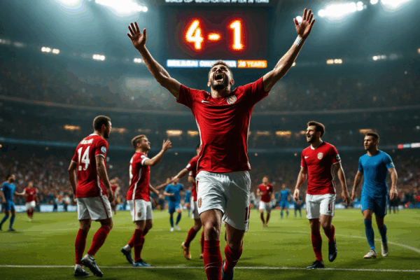 홀란드 멀티골 폭발! 노르웨이 28년 만의 월드컵 진출 확정