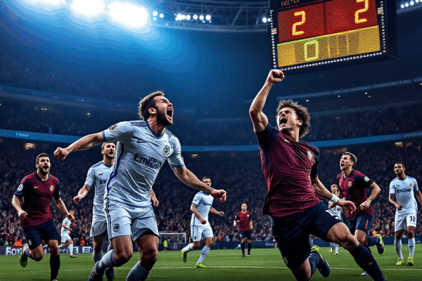 토트넘 vs 맨유 2-2 극장골 난타전! 90분 넘긴 막판 드라마 전말