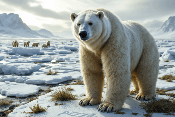 미국 곰 생태계 대격변: 기후변화가 만든 하이브리드 곰 ‘피즐리 베어’ 급증